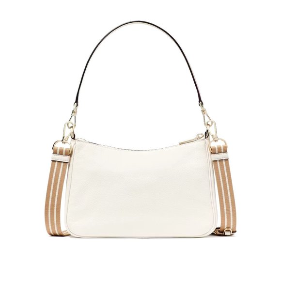 New Kate Spade Rosie Shoulder Bag Pebbled Leather Parchment Multi - Picture 2 of 4